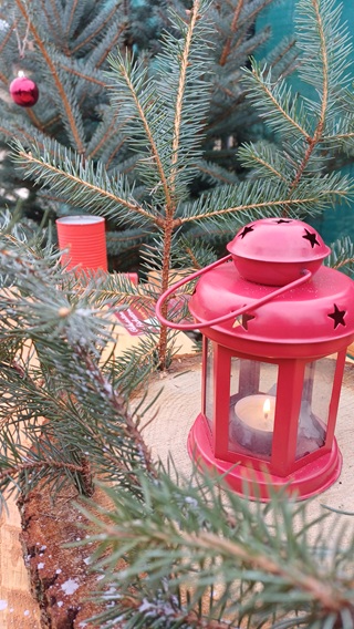 Weihnachtliches Teelicht